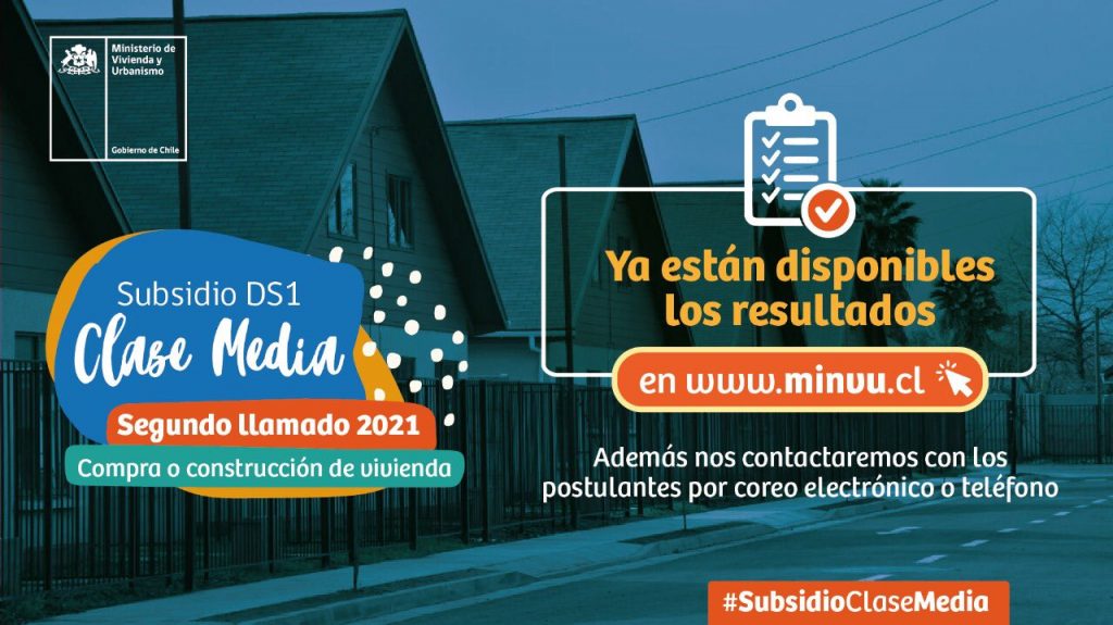 Minvu publica resultados de postulaciones a Subsidio de Clase Media DS1