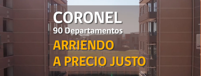imagen portada que muestra departamentos en Coronel que están en Arriendo a Precio Justo